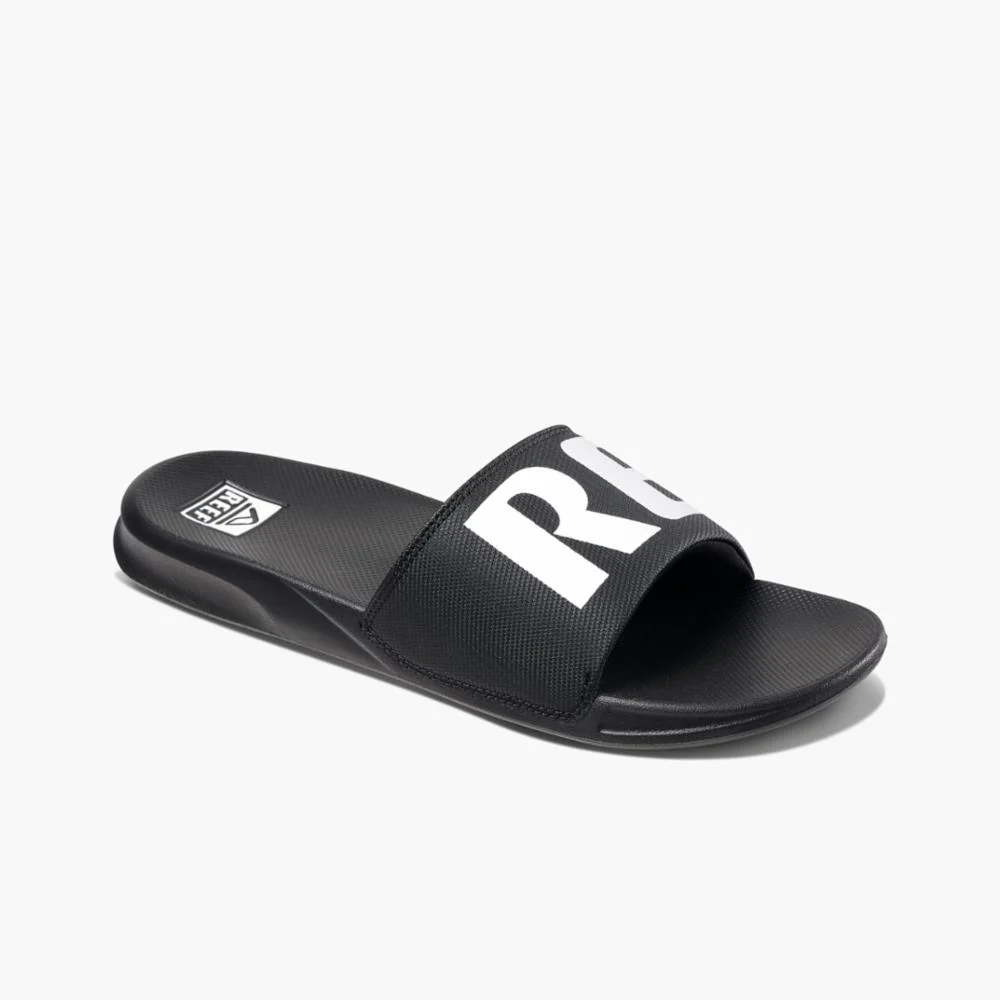 Reef Men REEF ONE SLIDE BLACK/WHTIE