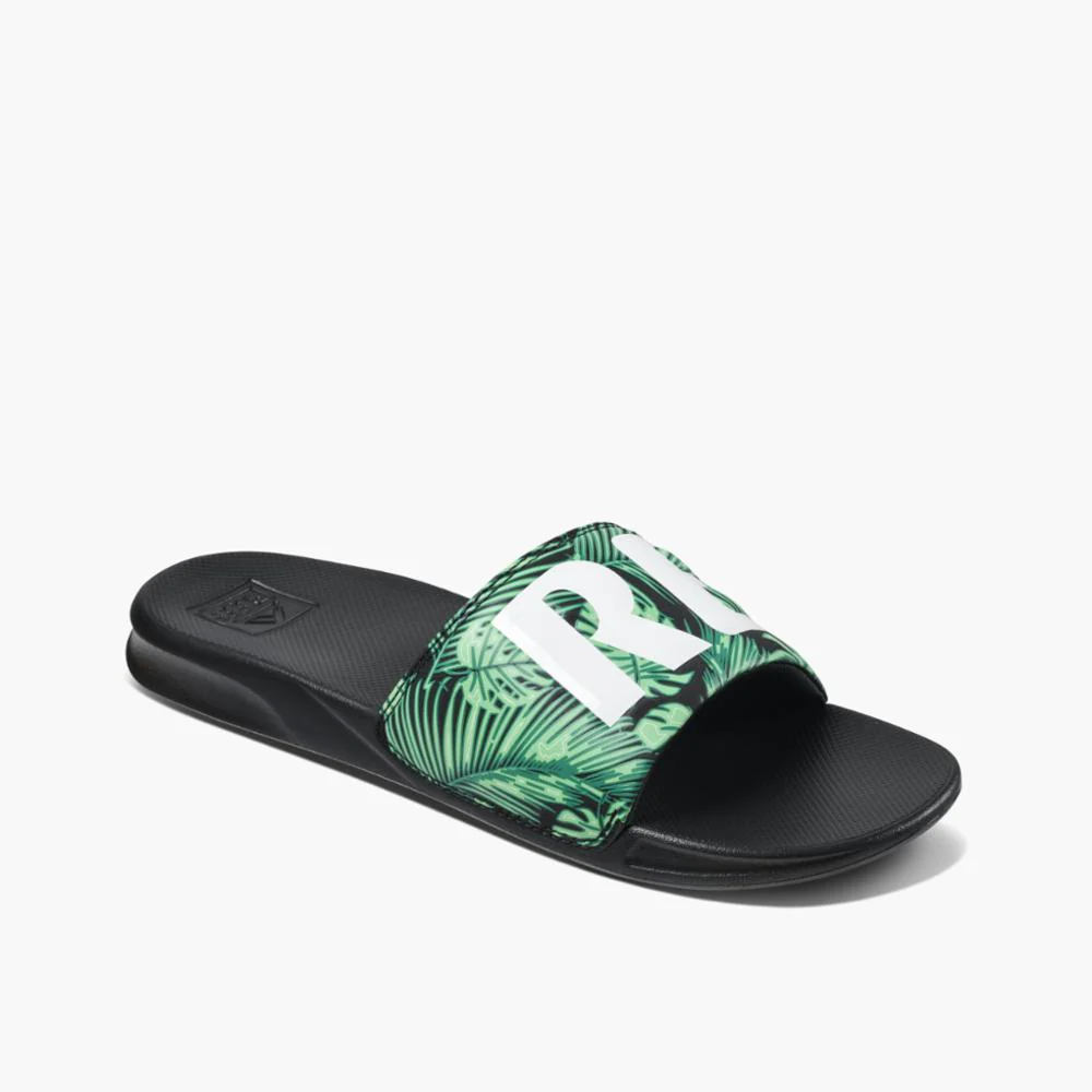 Reef Men REEF ONE SLIDE GREEN PALM