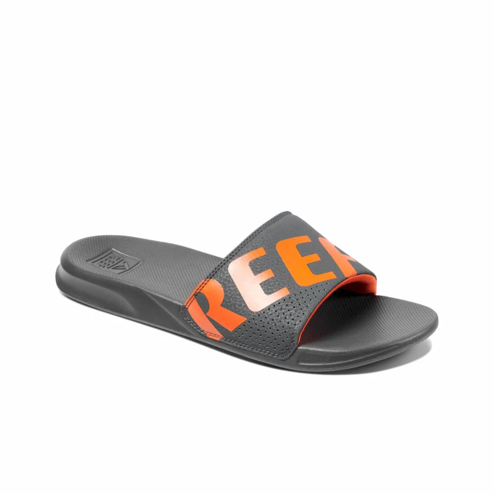 Reef Men REEF ONE SLIDE GREY/ORANGE
