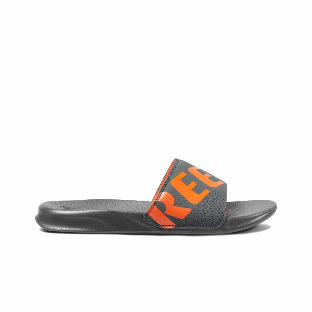 Reef Men REEF ONE SLIDE GREY/ORANGE - Image 2
