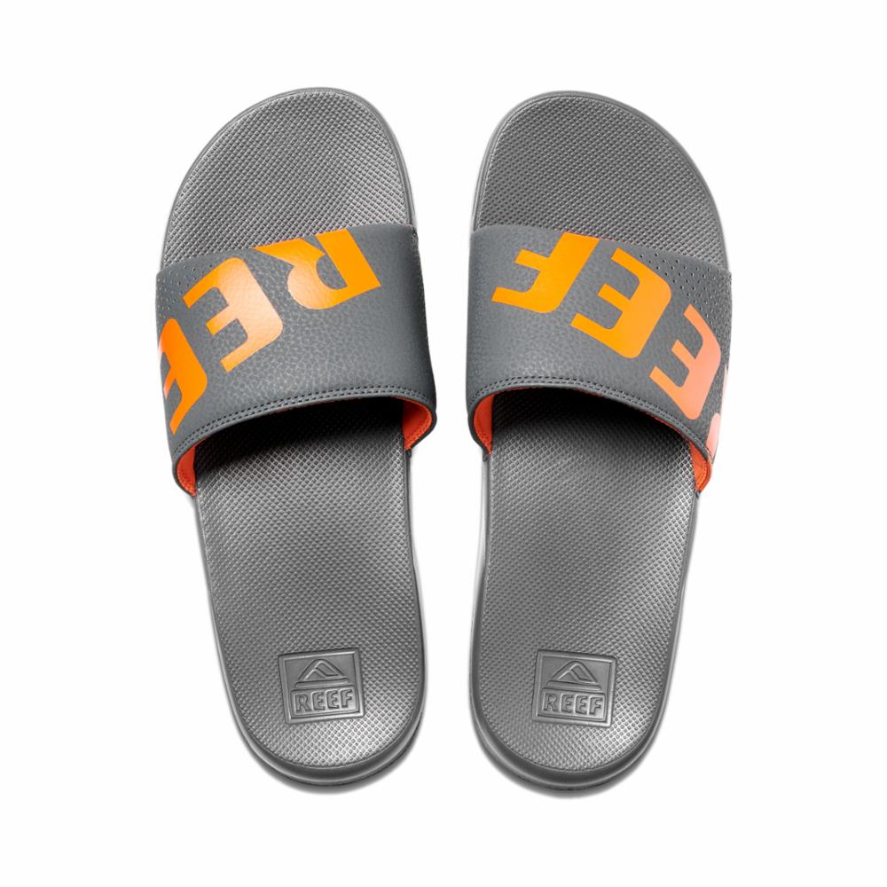Reef Men REEF ONE SLIDE GREY/ORANGE - Image 3