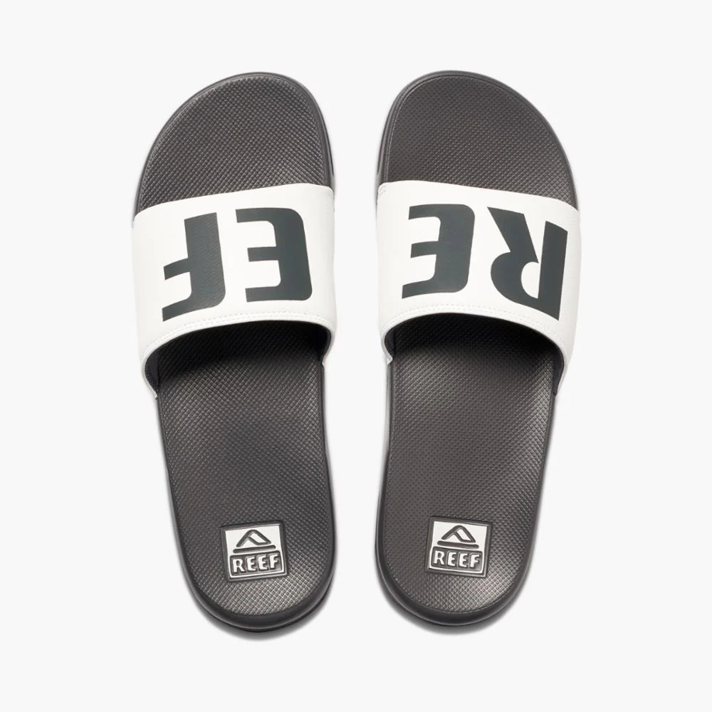 Reef Men REEF ONE SLIDE GREY/WHITE - Image 3