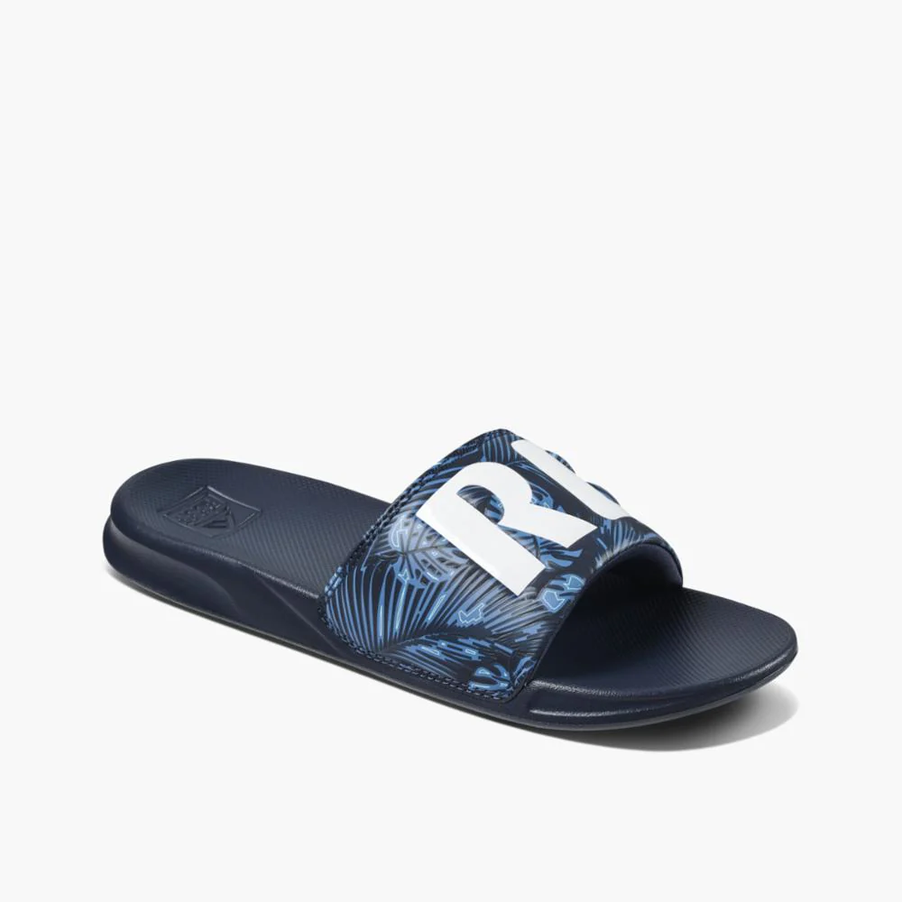 Reef Men REEF ONE SLIDE NAVY PALM