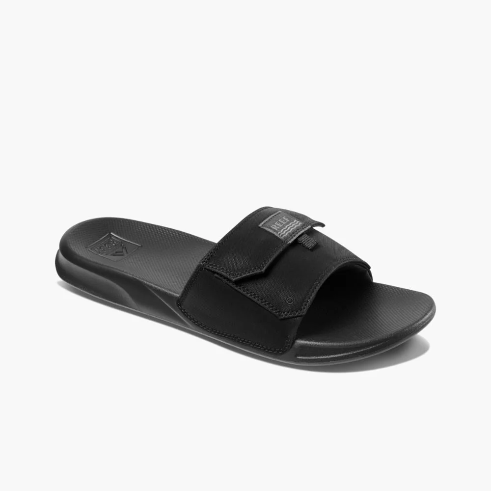 Reef Men REEF STASH SLIDE BLACK/BLACK