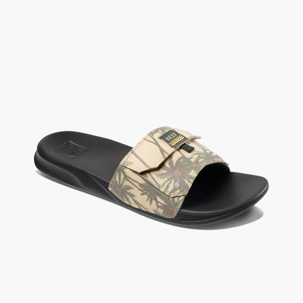 Reef Men REEF STASH SLIDE TAN PALM