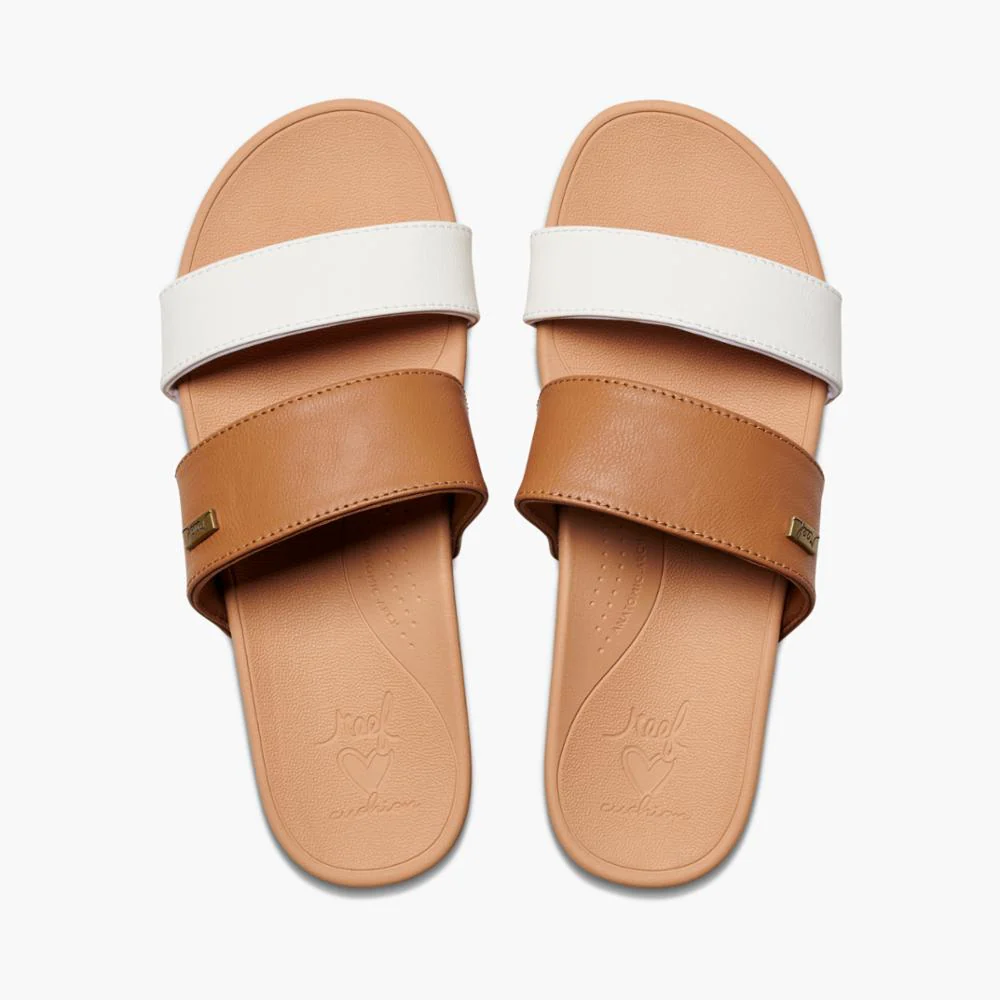 Reef Women BANDED HORIZON HI TAN/WHITE - Image 3