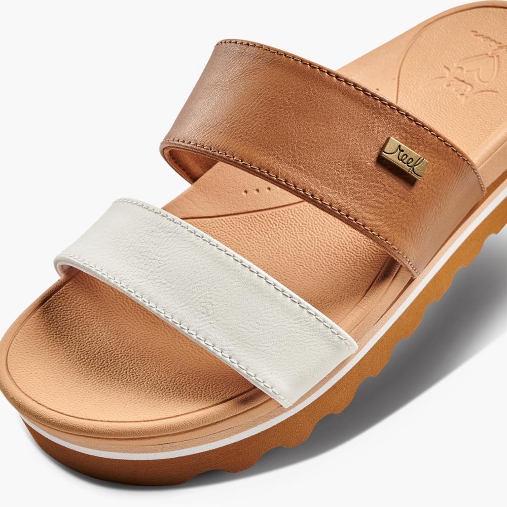 Reef Women BANDED HORIZON HI TAN/WHITE - Image 5