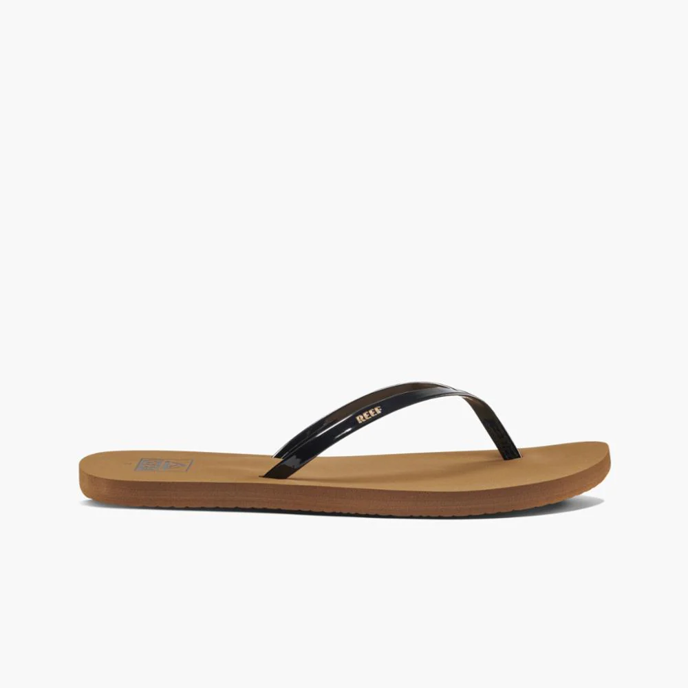 Reef Women BLISS NIGHTS BLACK PATENT/TAN - Image 2