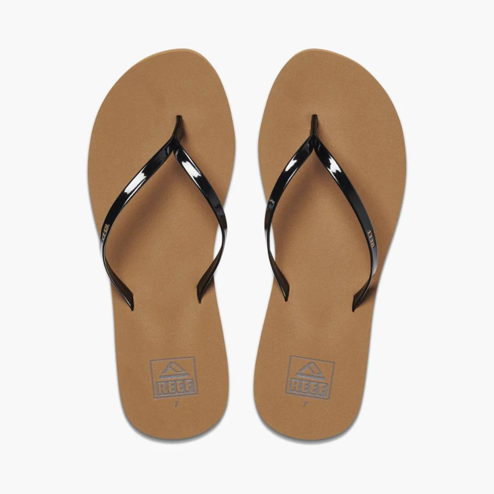 Reef Women BLISS NIGHTS BLACK PATENT/TAN - Image 3