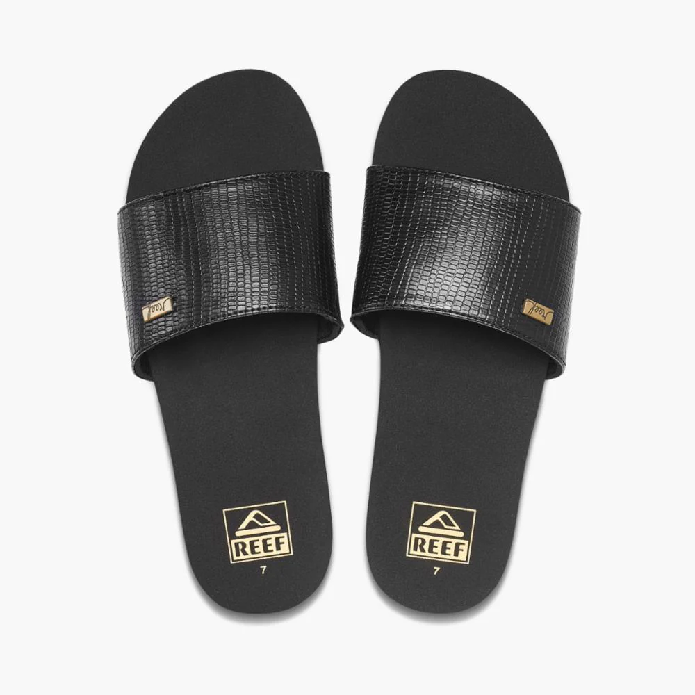 Reef Women BLISS NIGHTS SLIDE BLACK/BLACK - Image 3