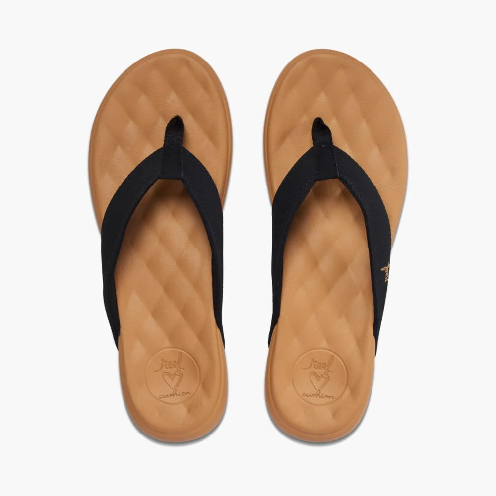 Reef Women CUSHION HARMONY BLACK/TAN - Image 3
