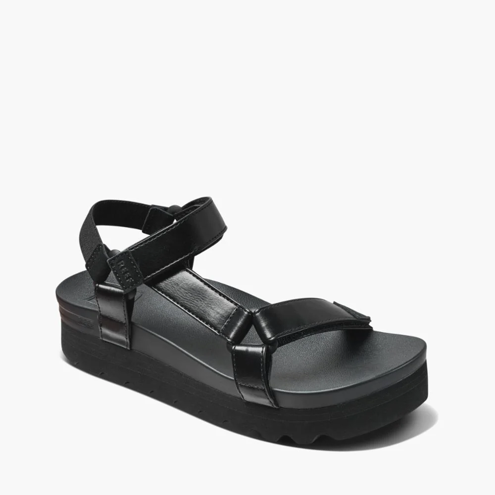 Reef Women CUSHION REM HI LE COCO BLACK LEATHER