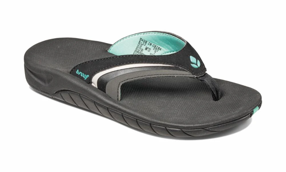 Reef Women GIRLS SLAP 3 BLACK/BLACK/AQU