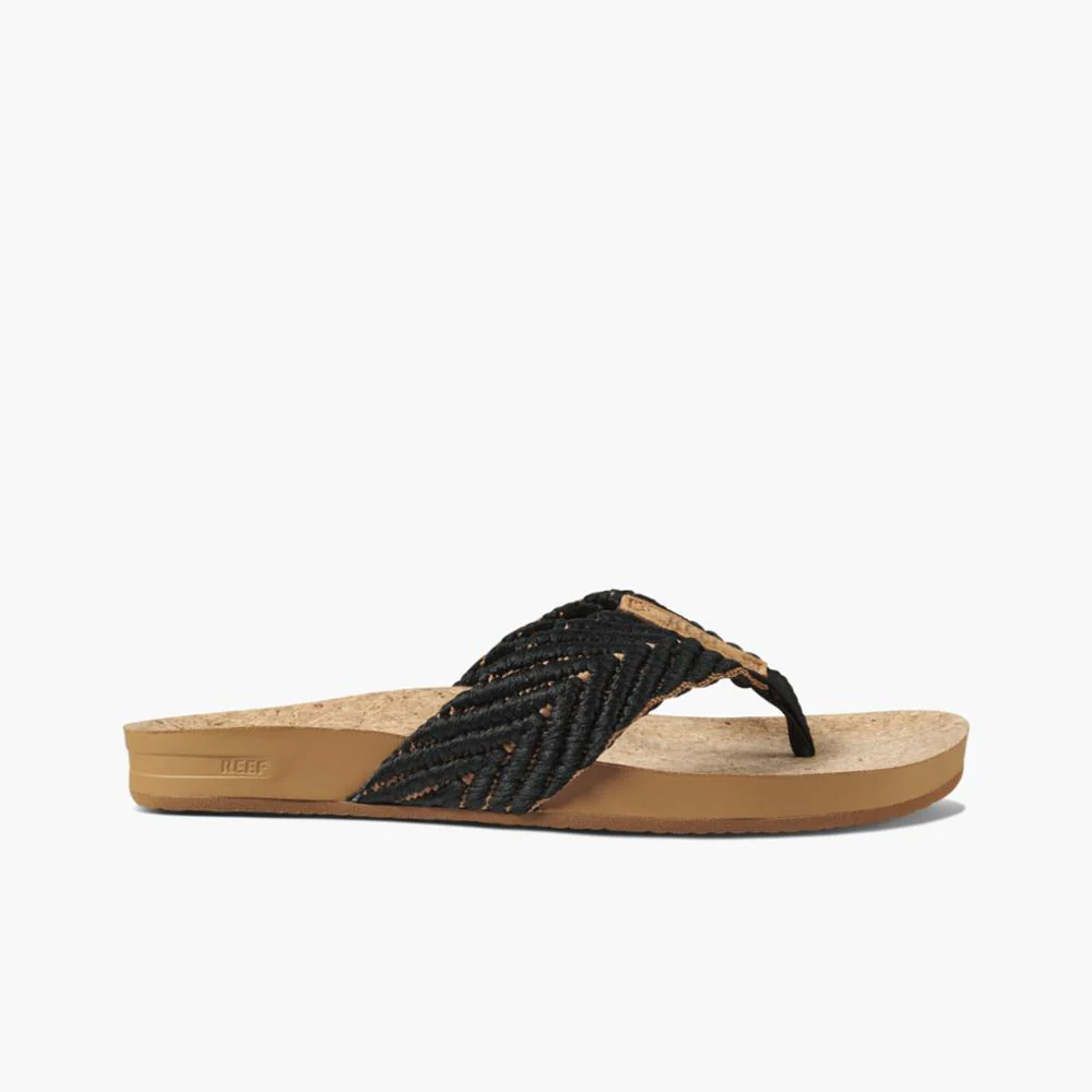 Reef Women REEF CUSHION STRAND BLACK/NATURAL - Image 2