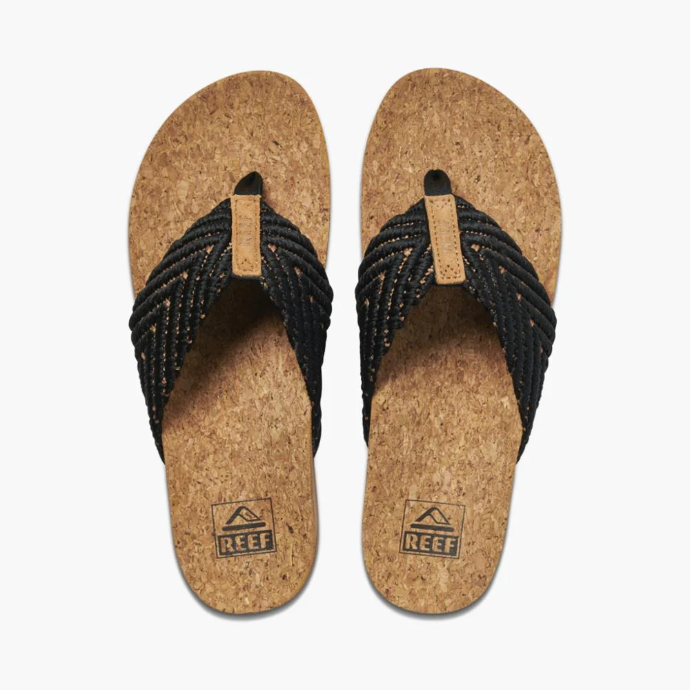 Reef Women REEF CUSHION STRAND BLACK/NATURAL - Image 3