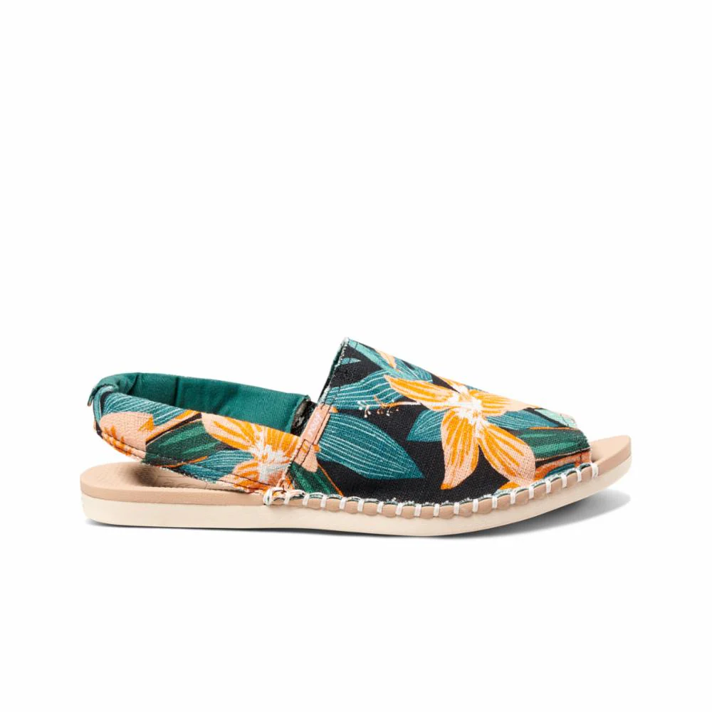 Reef Women REEF ESCAPE SLING PRINTS BLACK HIBISCUS - Image 2