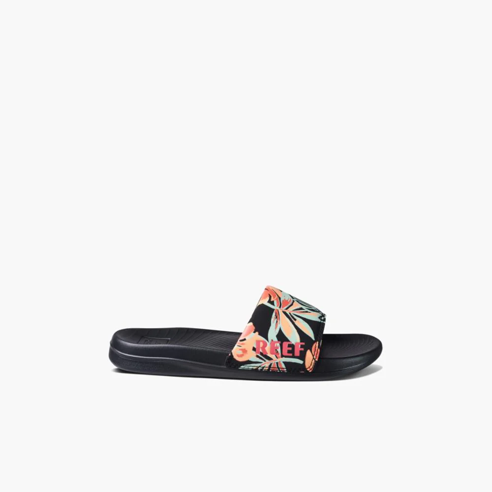 Reef Women REEF ONE SLIDE BLACK MONSTERA - Image 2