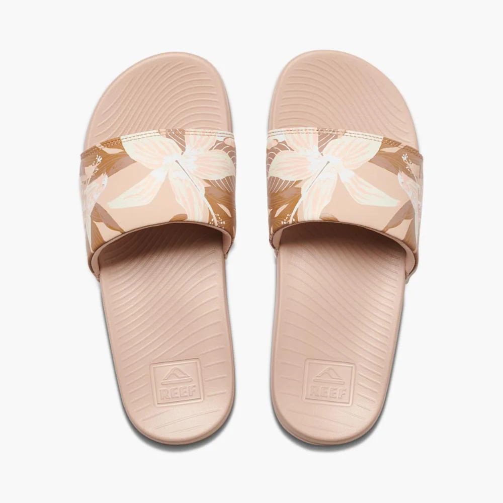 Reef Women REEF ONE SLIDE SAND HIBISCUS - Image 3