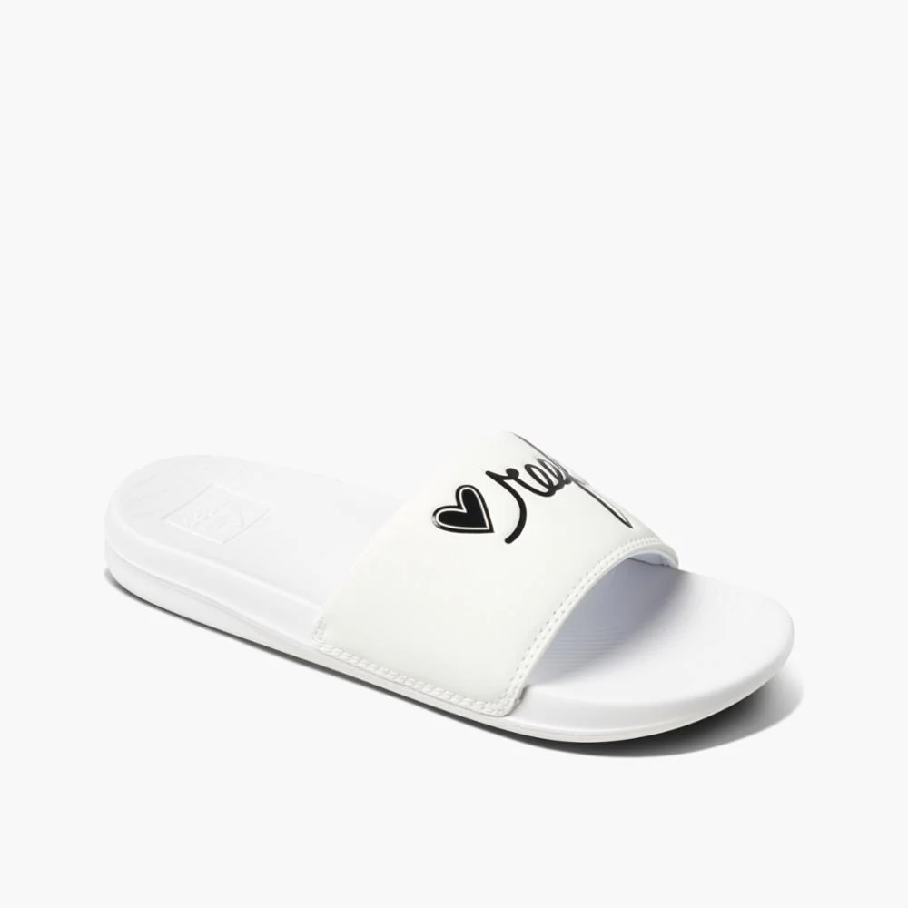 Reef Women REEF ONE SLIDE WHITE/BLACK