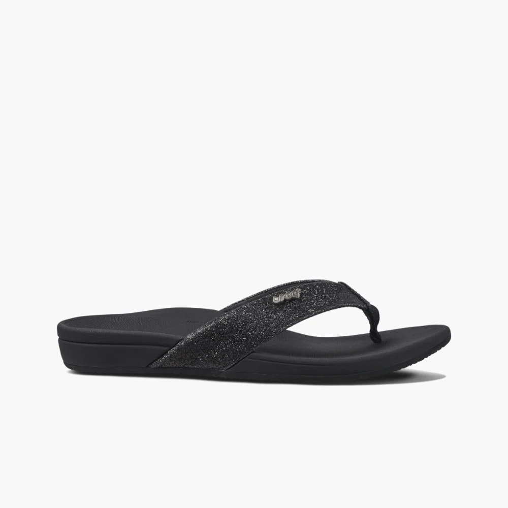 Reef Women REEF ORTHO-SPRING BLACK/BLACK GLITTER - Image 2