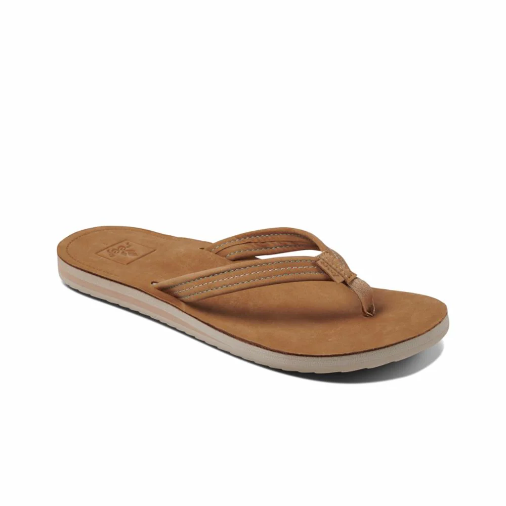 Reef Women REEF VOYAGE LITE LEATHER TOBACCO
