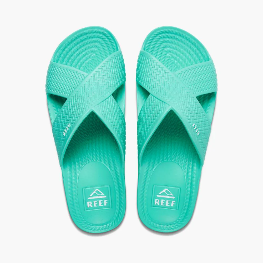 Reef Women WATER X SLIDE NEON TEAL - Image 3